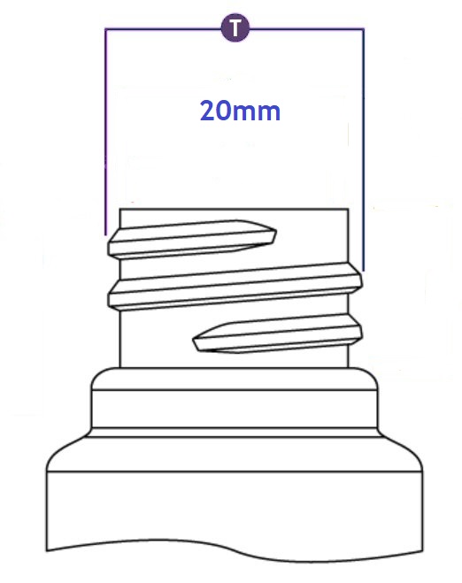 Bottles with a 20mm neck