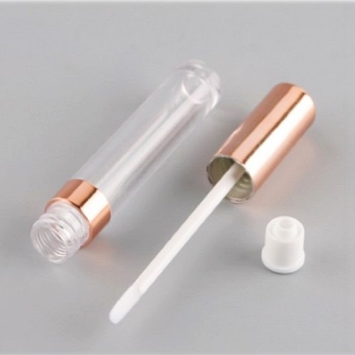 Shiny Rose Gold Lipgloss Container, 6ml - Click Image to Close