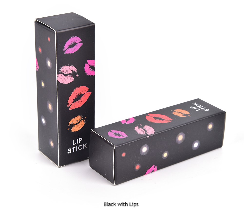 Lipstick Gift Box - Black with Hot Lips