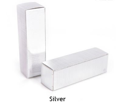 Lipstick Gift Box - Silver - Click Image to Close