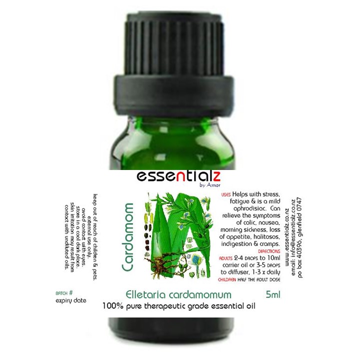 Cardamom Essential Oil Ellettaria cardomomum - Click Image to Close