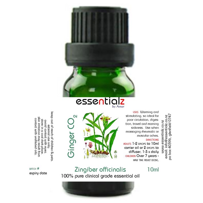 Ginger CO2 Essential Oil Zingiber officinalis - Click Image to Close