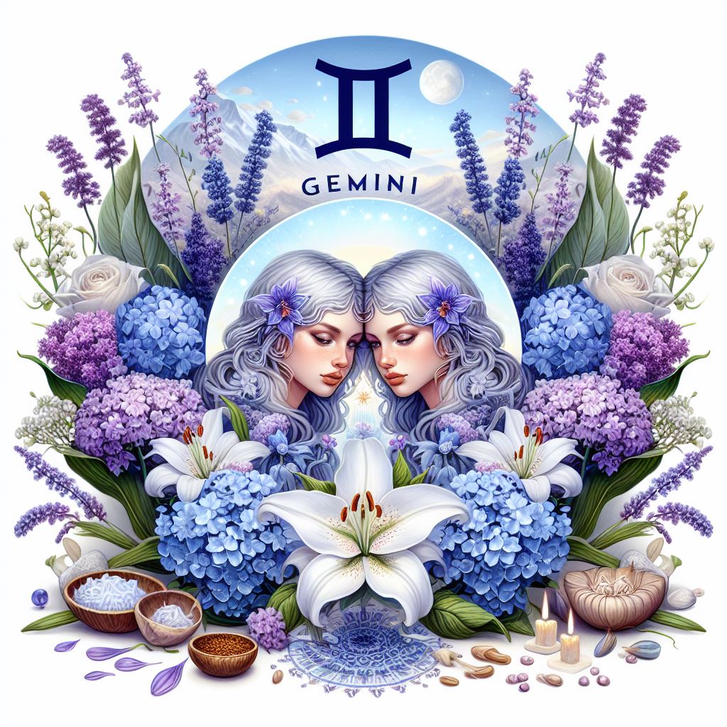 Gemini the Twins with Esoterical Elements