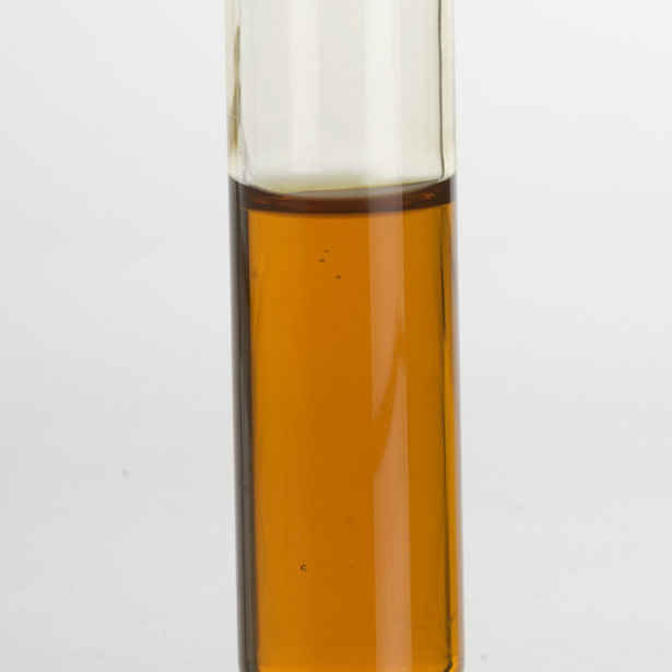 Vetiver essential oil in a vial