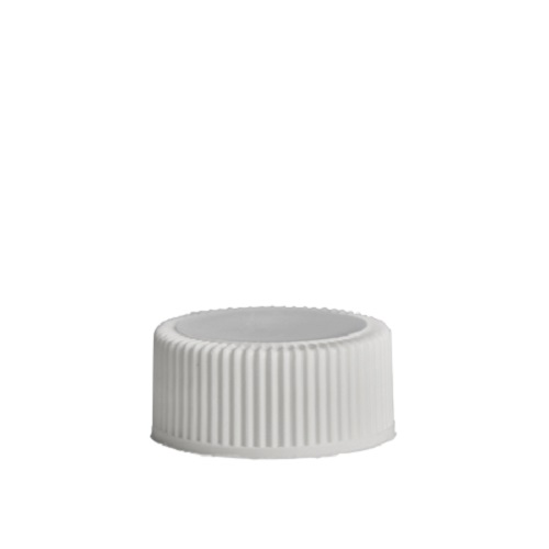24mm White Polyring Cap - Click Image to Close