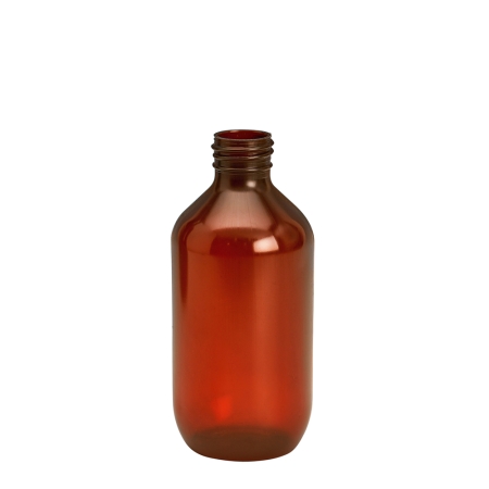 200ml Amber PETG Premier Bottle, unfitted