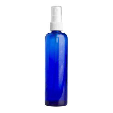 100ml Blue Tall Glass Bottles, unfitted - Click Image to Close